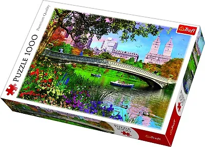 £8.09 • Buy Trefl 1000 Piece Adult Large Central Park New York Manhattan Jigsaw Puzzle NEW