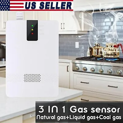 Portable Gas Leak Detector Tester Propane Methane Safe Natural Gas Alarm Sensor • $19.99