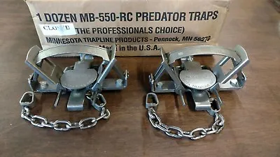 2 Mb 550 Closed Jaw 2 Coil Coyote Trap Minnesota Brand Bobcat Fox Trapping Duke  • $59.95