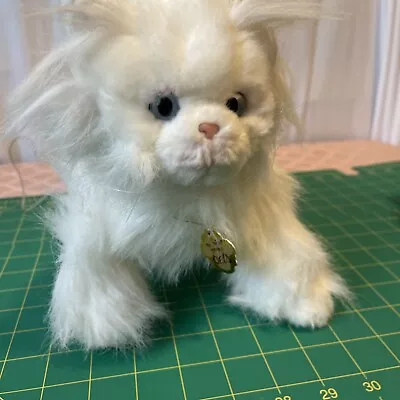 My Twinn Poseable Pets Long Haired White PERSIAN CAT Blue Eyes Rare. With Tag • $49.99