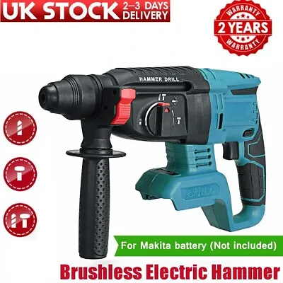 18V For Makita Brushless Hammer SDS+ Rotary Drill Body Only DHR242Z Cordless • £35.99