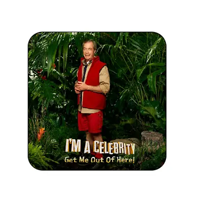 Nigel Farage Mug Coaster I'm A Celebrity Star Coaster • £6.75