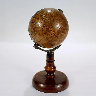 $2950 • Buy Antique 19th Century Miniature French Edition Globe By C. Abel-Klinger - VR Map