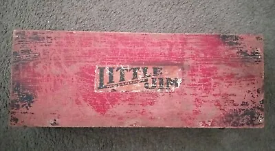 A C. Gilbert Little Jim Construction Set Red Painted Wood Box Only  • $35