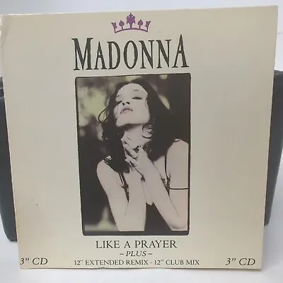 Madonna Like A Prayer Germany Mini CD Single 2 Remixes Warner Bros W7539CD • $20.19