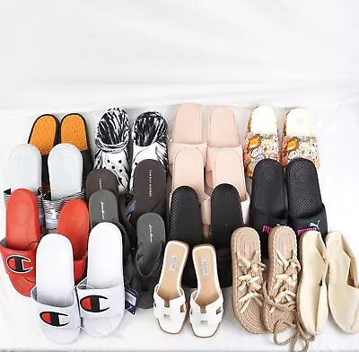 Timberland Pro Crocs Pink & More Men & Women Sandals Slides & Slip Ons Lot Of 15 • $99.99