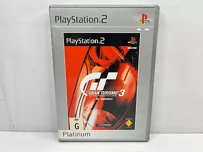 Gran Turismo 3 A-Spec Sony Playstation 2 Game OZ Seller AUS  PS2 COMPLETE VGC • $5