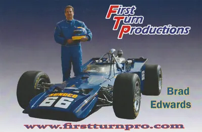 Brad Edwards First Turn Productions  Mark Donohue Sunoco  Indy Car Hero Card • $4.99