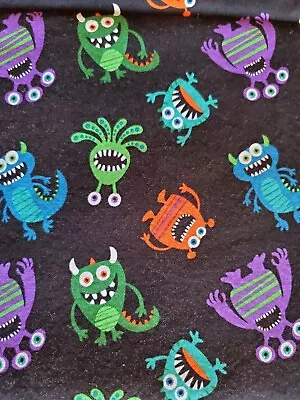 Monster Print Fabric - 100% Cotton Fabric • $6.99