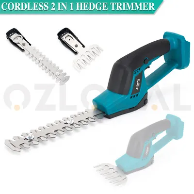 Cordless Hedge Trimmer 2 IN 1 Garden Pruner Edger Shears For Makita 18V Battery • $76.99