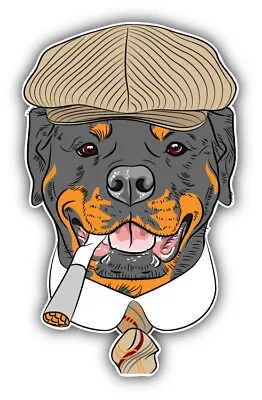 Fashion Rottweiler Dog Head Car Bumper Sticker Decal • $2.75