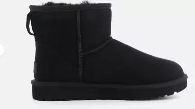 UGG's MINI CLASSIC II Black W1016222 Boot Size 9 Brand New In Box • $118.95