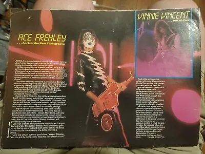 Kerrang KISS Ace Frehley Vinnie Vincent • $24.99