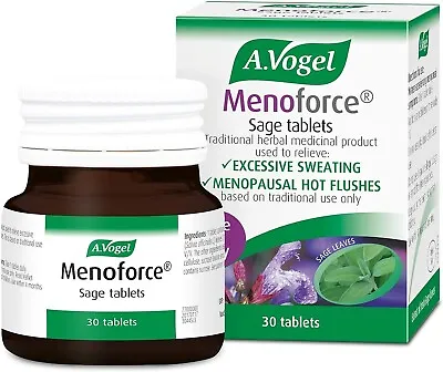 A.Vogel Menoforce® Sage Herb - For Menopausal Flushes & Sweats - 30 Tablets • £15.10