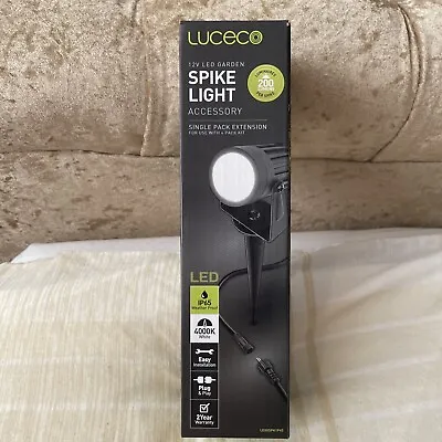 Luceco 12v Led Garden Spike Light Single Pack New In Box  • £14.99