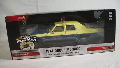 1974 Dodge Monaco - New York State Police 1:24 Scale Model  Greenlight 85551 NIB • $30