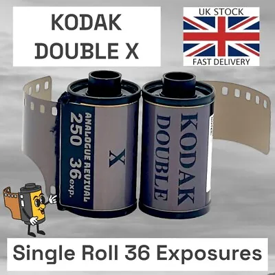 £6.75 • Buy Kodak Double X 35mm Film, Fresh Stock, 36 Exposures, Professionally Loaded