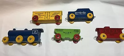 Vintage STROMBECKER Wood Train Set • $24.99