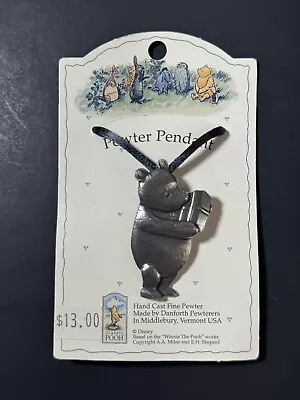 Danforth Pewterer Classic Pooh Pewter Pooh Pendant • $30
