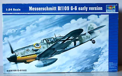 Trumpeter 02407 1:24 Messerschmitt Bf109 G-6 Early Version - Open Box + Extras • $98.50