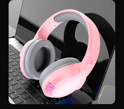 Wireless RGB Bluetooth Gaming Headset Hi-Fi Stereo 5.1 Channel For PC/MAC/Gamer • $26.99