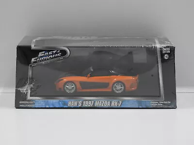 1:43 Han's 1997 Mazda RX-7 - Fast & Furious Greenlight 86212 • $130.86