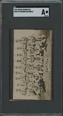 1913 Fatima Cigarettes Honus Wagner Poor T200 Nationals Sgc A Pittsburgh Pirates • $1200