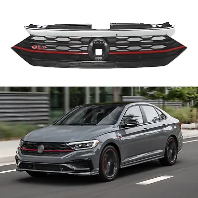 Front Grille Honeycomb For VW Jetta 2019-2020-2021 GLI Red Trim Fits GLI SE SEL • $79