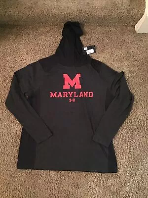 New $55 Under Armour UA Maryland Terrapins Mens Sweatshirt Hoodie Size XL • $39.75