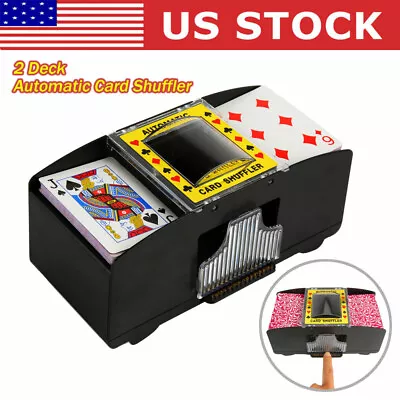 NEW 6 Deck Automatic Card Shuffler Poker Cards Shuffling Machine Casino Playing • $22.91