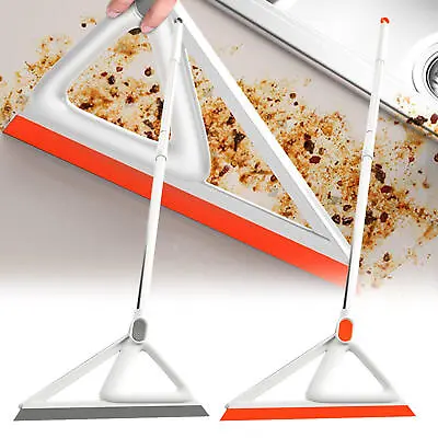 1X 2 In 1 Water Scraping Broom Magic Broom Mop Wiper Scraper Dust Floor Cleaning • $20.22