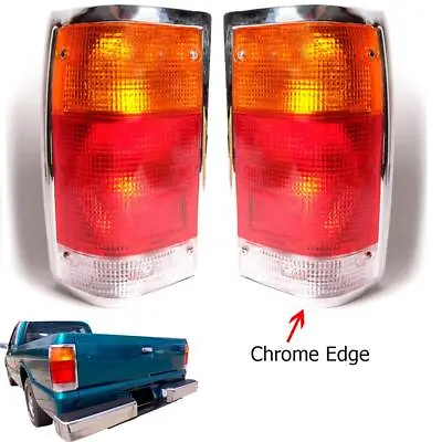 Tail Lights Lamp Pair Use For Mazda B2200 B2600 Pick-up Truck 1985-1999 • $61.52