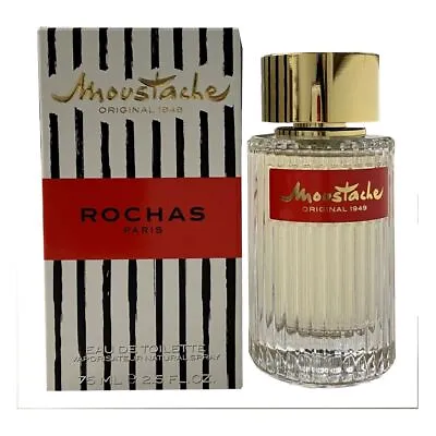 Moustache By Rochas Cologne For Men EDT 2.5 Oz New In Box • $25.83