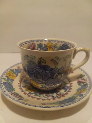 Vintage Mason's Regency Teacup And Saucer Set England C4475 • $21.99