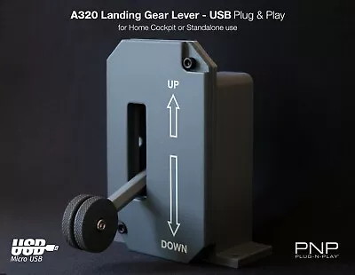 Airbus A320 330 340 Landing Gear Lever USB Plug & Play For Flight Simulator • $149