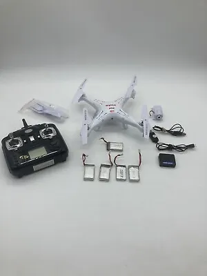 Syma X5C Explorers 360 Deg. RC Quadcopter Drone 6-Axis HD Cam Xtra Batteries • $45.05