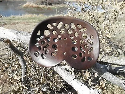 Antique Fancy Cut Out Cast Iron Tractor Seat • $99.99