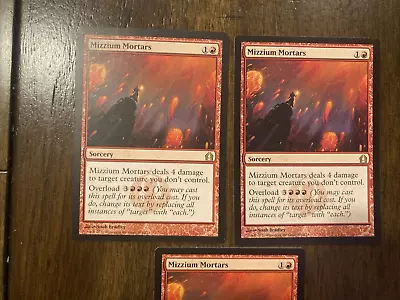 Mizzium Mortars X3 - Return To Ravnica • $3