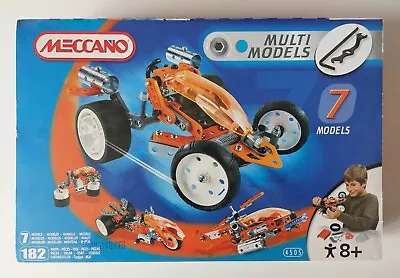 Vintage Meccano Multi Model 7 - Construct 7 Types Of Model Vehicles 1 At A Time • £5