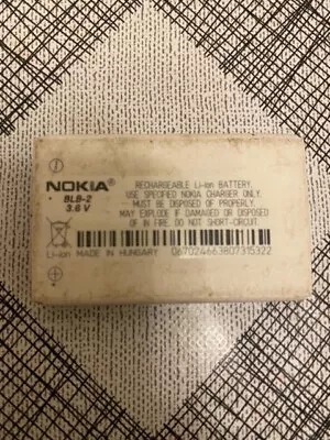 £2.99 • Buy Original BLB-2 Battery For Nokia 8210 8310 6510 6590 7650 5210 8850