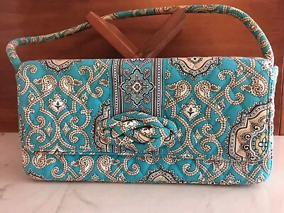 2 Vera Bradley Knot Just A Clutch Totally Turq Handbag W/Removable Strap • $12.90