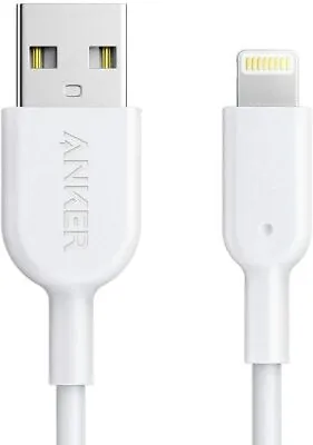 £9.99 • Buy Anker Powerline II Lightning Cable 6ft MFi Certified White For IPhone 12 /11 /XR