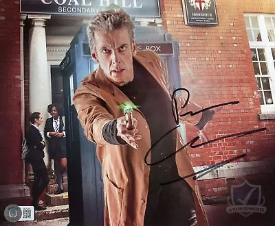 £125 • Buy Peter Capaldi DR WHO Signed 10x8 Photo Beckett Certified BH74261