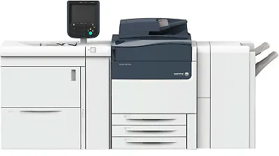 Xerox Versant 180 Digital Press / Dual Hi-Cap / Bustled Fiery & BR Finisher • £6995