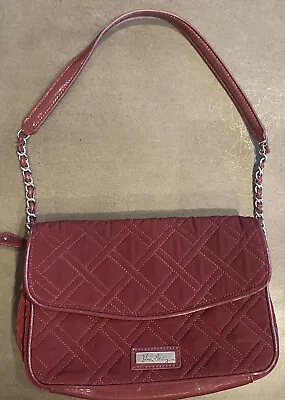 Vera Bradley Carson Shoulder Handbag Microfiber Wine EXCELLENT CONDITION • $20