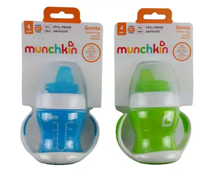 Pair Of Munchkin 4oz. Sippy Cups For 4m+ BPA Free • $7.99
