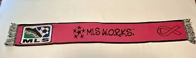 MLS Works - Breast Cancer Awareness Pink Soccer Scarf Major League Soccer • $9.99