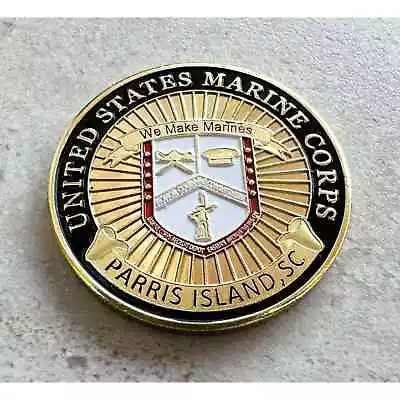 Challenge Coin U.S. MARINE CORPs PARRIS ISLAND CHALLENGE COIN • $14.99