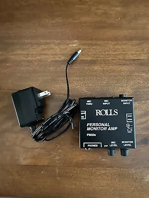 Rolls PM50se Personal Monitor Amp In Ear Monitor System. Excellent Condition • $39.99