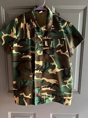 Kids Soldier Costume-Camouflage Uniform - Halloween Dress Up  Military  10/12 • $7